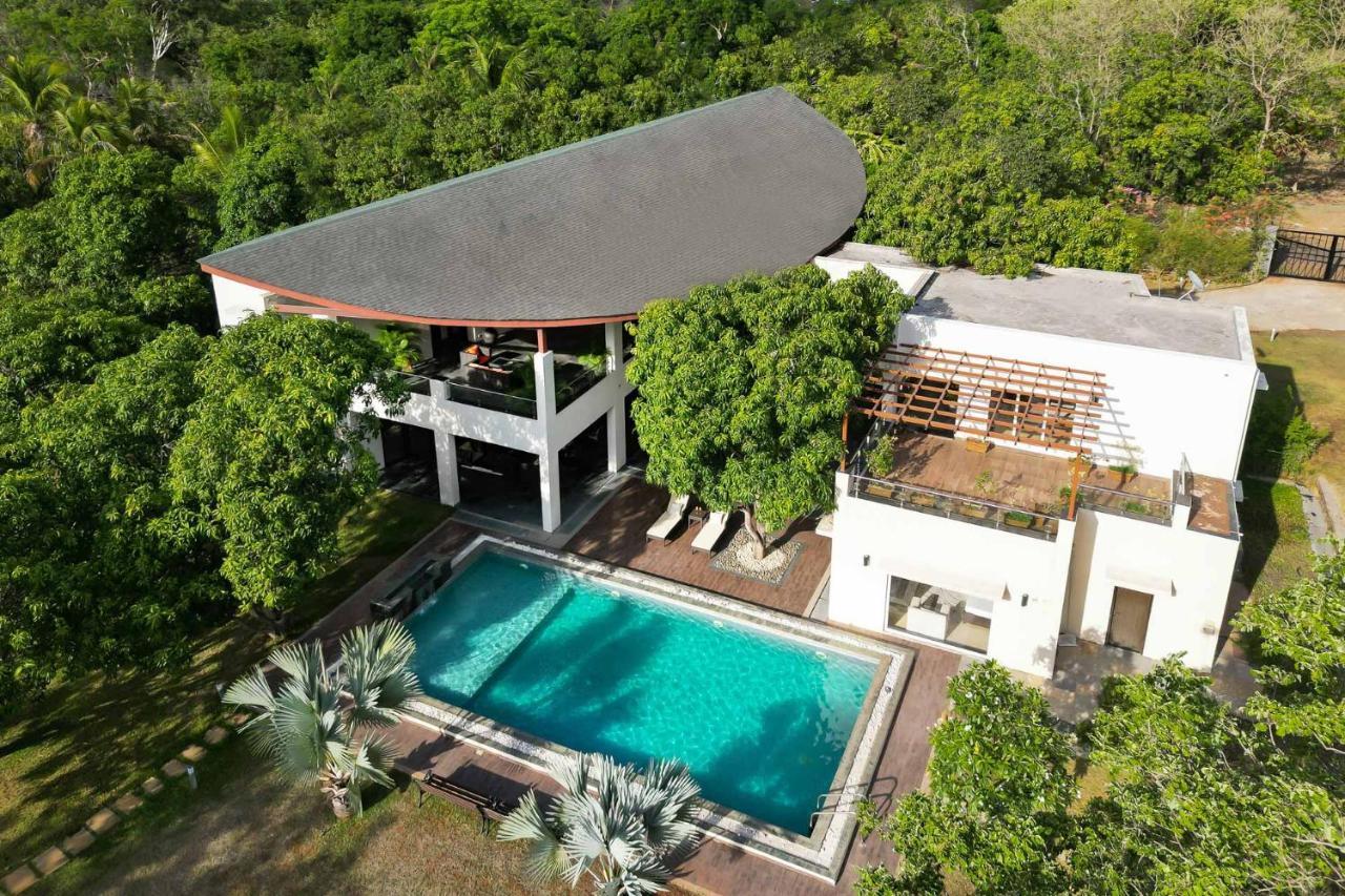 The Leaf By Stayvista - An Enchanting Escape Offering A Pool, Terrace, Lush Lawn, Contemporary Interiors, And Indoor Games Alibag Bagian luar foto